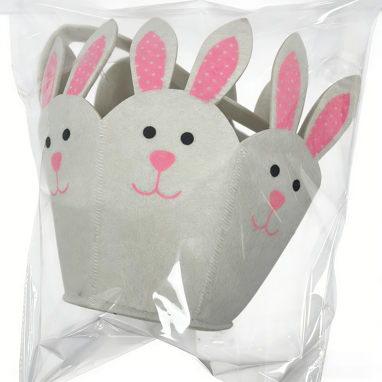Felt Easter rabbit bag