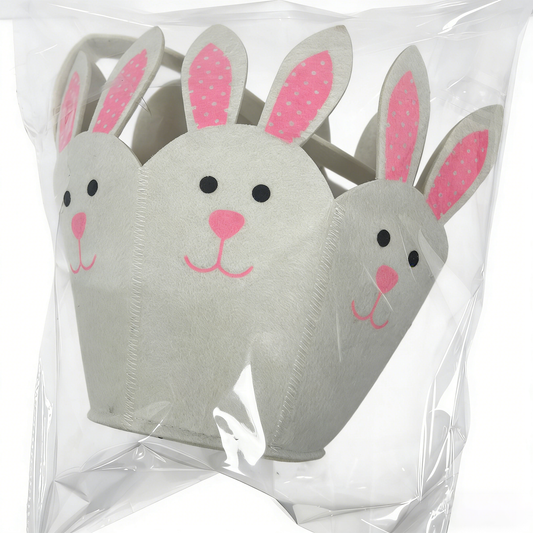 Felt Easter rabbit bag