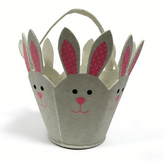 Felt Easter rabbit bag