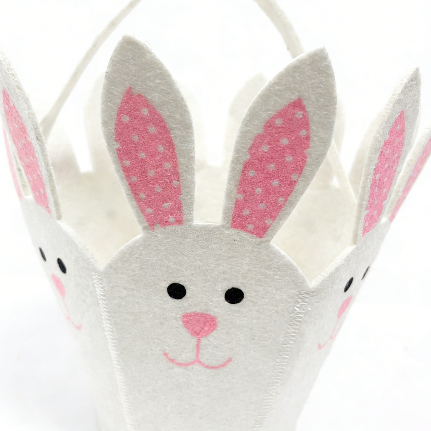 Felt Easter rabbit bag