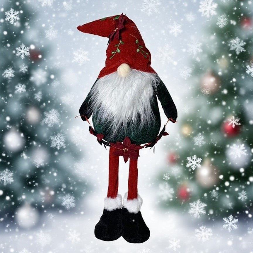 Christmas Doll Faceless Doll Window Display White Bearded Old Man