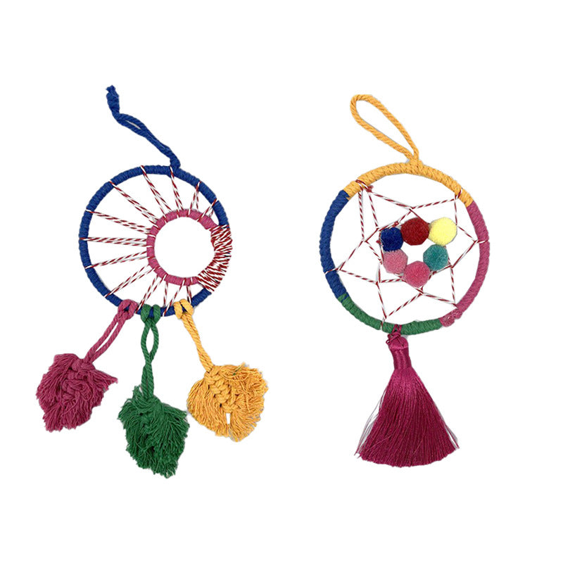 Dreamcatcher Colorful Festival Atmosphere Decoration Gift Pendant Home Weaving Ethnic Creativity