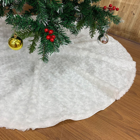 Christmas Ins Christmas Tree Skirt Decoration Festival Party Large Creative Ornament Plush