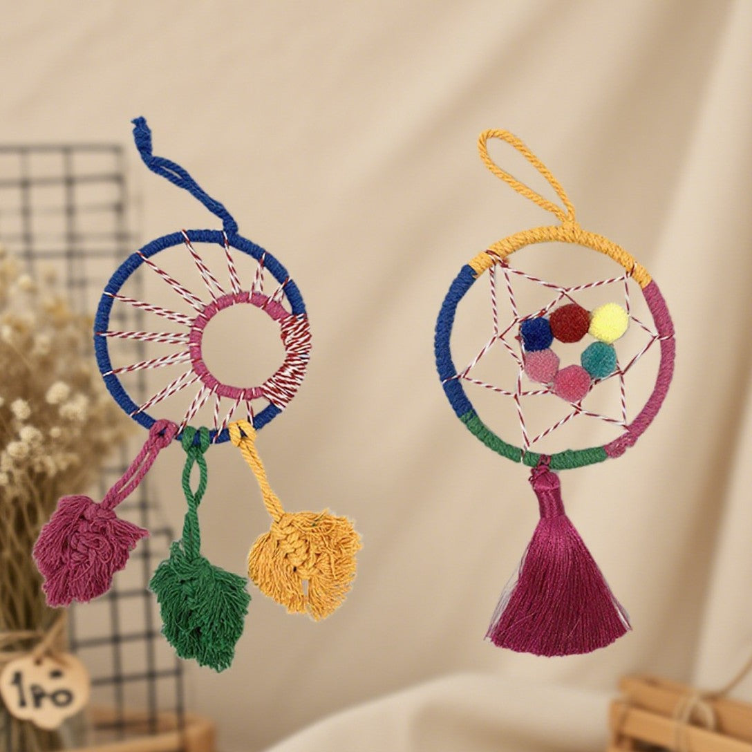 Dreamcatcher Colorful Festival Atmosphere Decoration Gift Pendant Home Weaving Ethnic Creativity