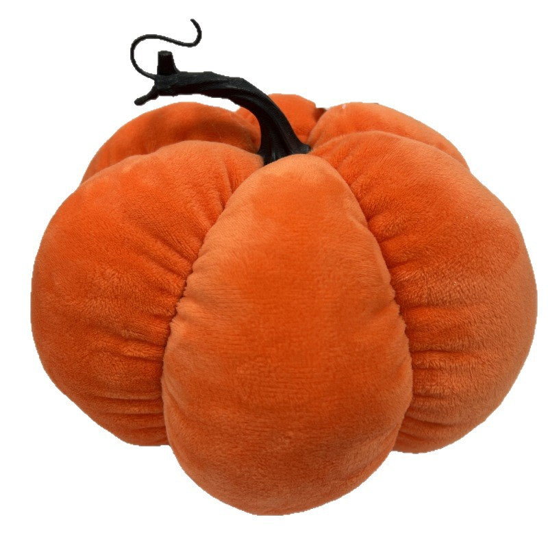 Halloween Cartoon Plush Small Pumpkin Pillow Cushion Pillow Creative Ornament in Stock for Home Use