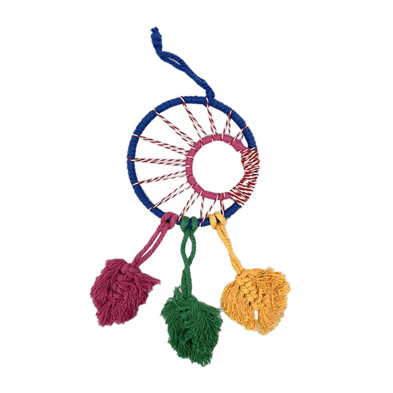 Dreamcatcher Colorful Festival Atmosphere Decoration Gift Pendant Home Weaving Ethnic Creativity