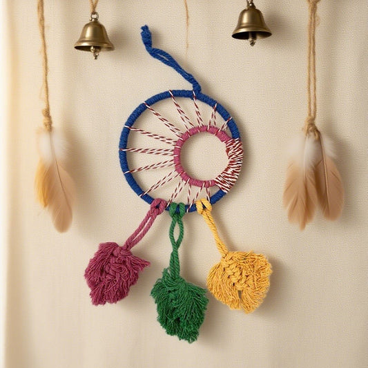 Dreamcatcher Colorful Festival Atmosphere Decoration Gift Pendant Home Weaving Ethnic Creativity